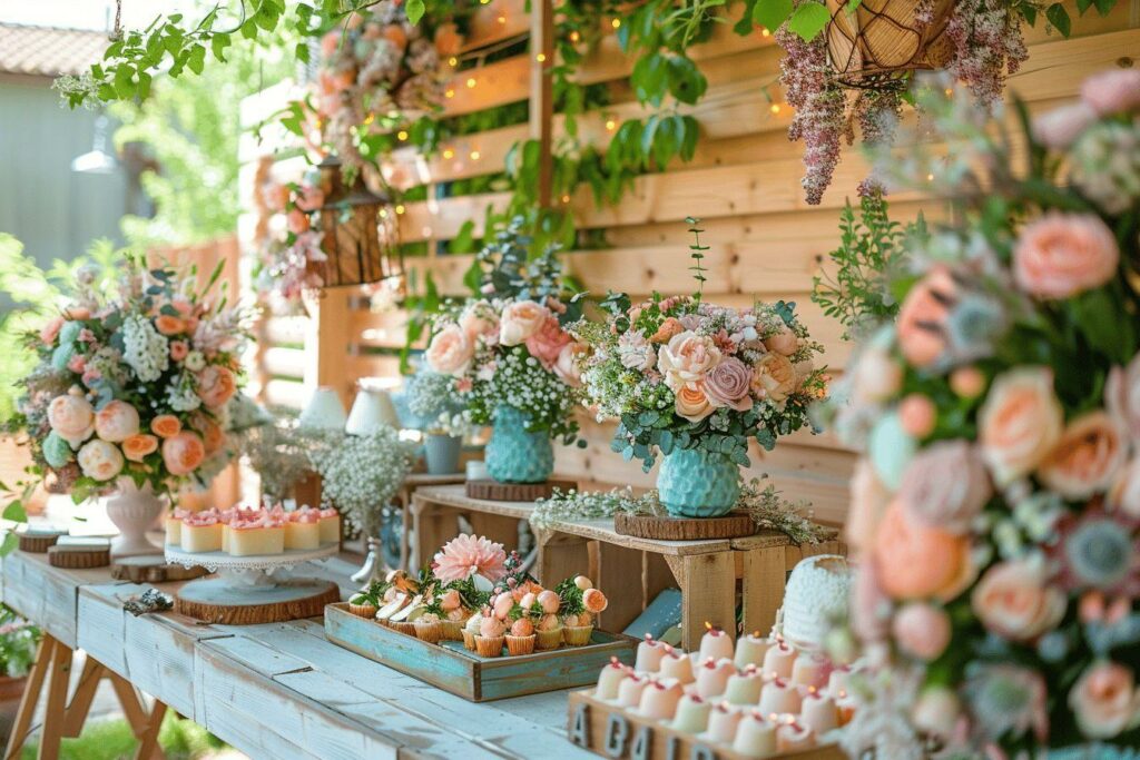 Décoration d'anniversaire Champêtre